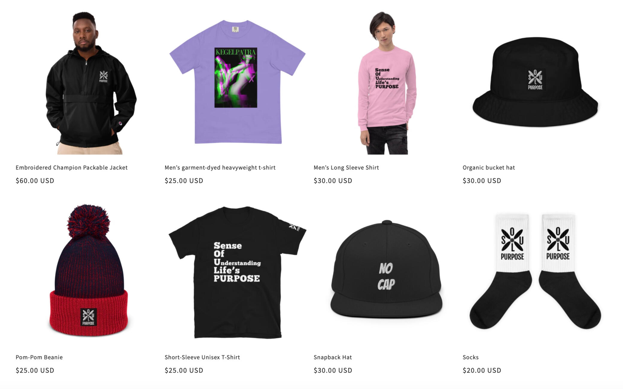 S.O.U.L. Purpose Merchandise